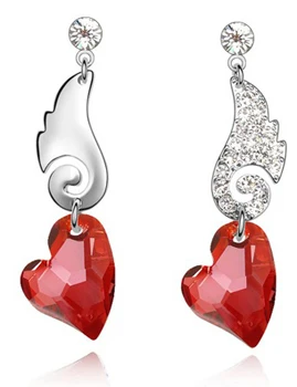 AAAA + стразы с украшением в виде кристаллов Крыло ангела сердцем дропшиппинг