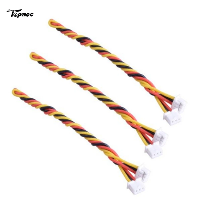 

3pcs 15cm Silicone FPV Cable Wire for RunCam FPV Camera Quadcopter RC Drones With HD Camera Spare Parts Accessories DIY