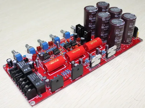 TDA7294+ LM3886 комбинированный усилитель мощности 2,1 Плата усилителя 68 Вт* 2+ 160 Вт