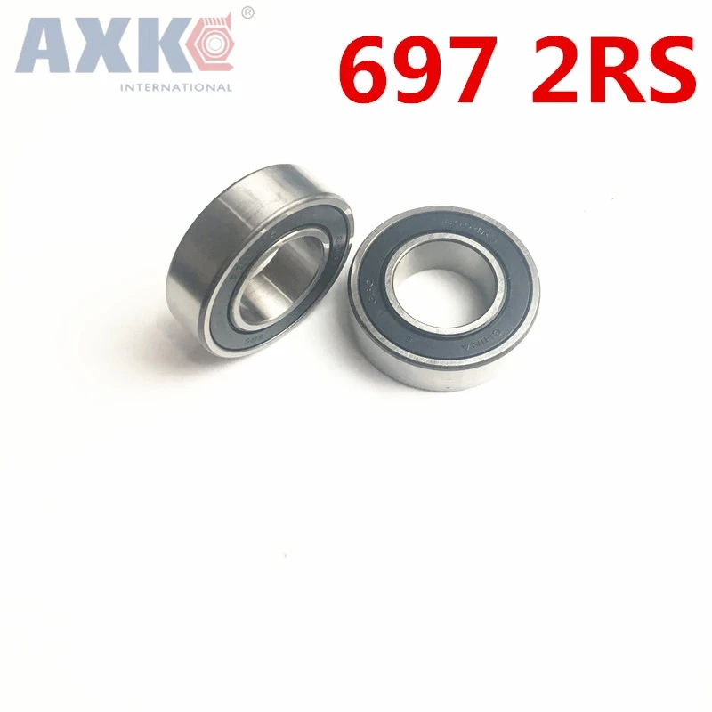 Axk 697 2rs Гибридный керамический глубокий паз шариковый подшипник 7x17x5 мм Cb Abec