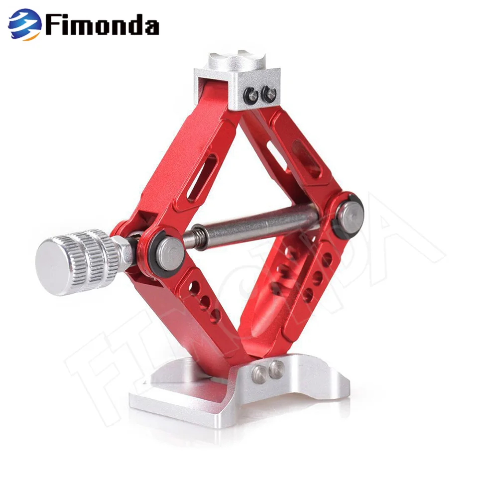 

RC Adjustable Metal Mini Scissor Jack Tool for 1/10 RC Crawler Car TRX4 Axial SCX10 Tamiya CC01 D90 TF2 simulation Decoration