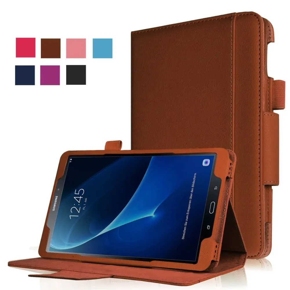 Чехол подставка из искусственной кожи для Samsung Galaxy Tab A 10 1 T580 T585|for samsung galaxy tab|case for