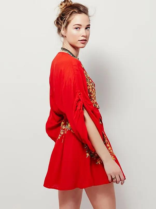 Новинка 2019 Брендовое женское летнее платье мини с V-образным вырезом и рукавами