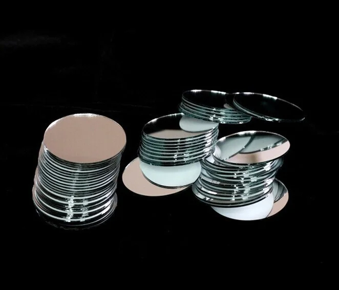 Зеркальная Наклейка диаметром 7 см индивидуальные формы толщина 1 мм|round mirror|mirror