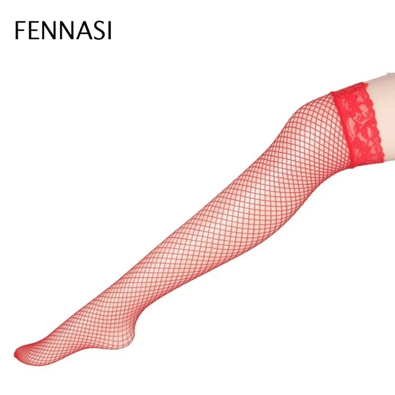 FENNASI сексуальные чулки Frauen Oberschenkel сетчатые дамские рыболовные сети Strumpfhosen Lange