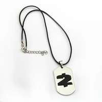 game jewelry payday 2 necklace silver dog tag pendant fashion rope chain necklaces women men charm gifts