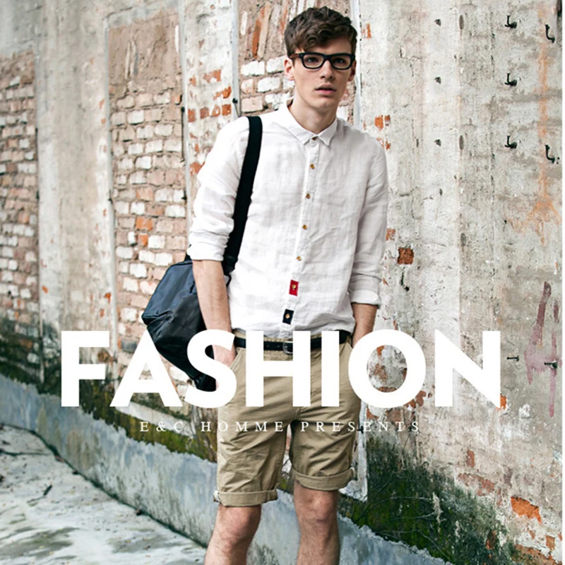 

Мужская рубашка 2018 Весна Льняная мужская ткань Slim Fit рубашка мужская с длинным рукавом Повседневная рубашка на пуговицах мужская одежда Блу...