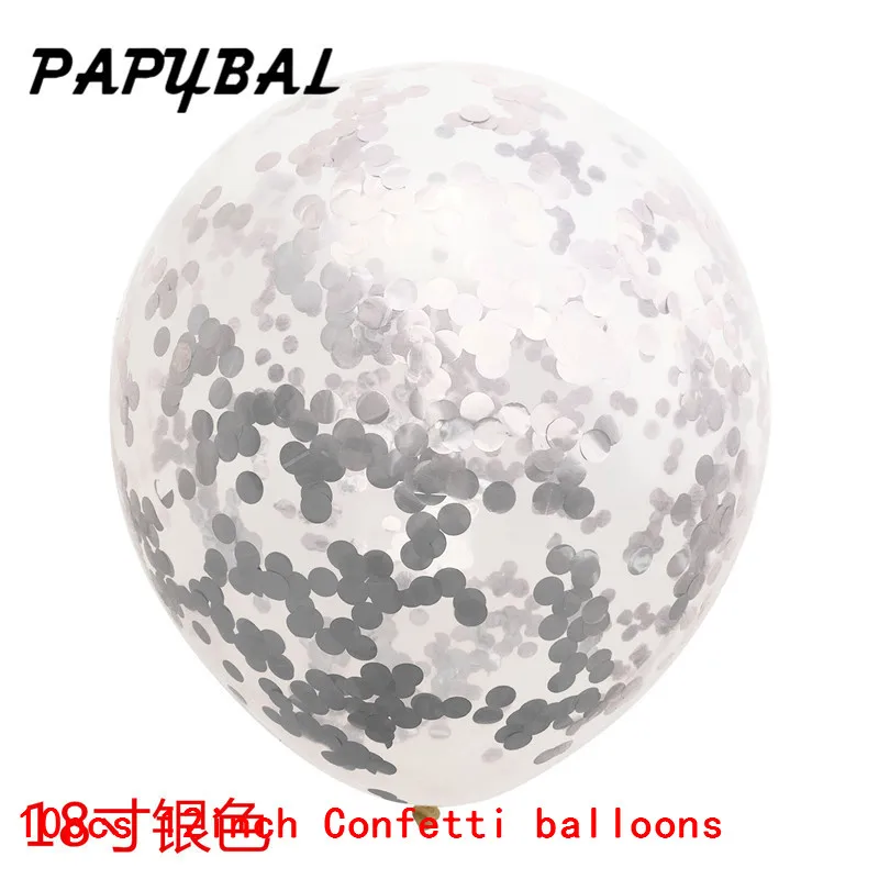 10pcs 12inch Розовое золото круглый Количество шариков воздушные шары на день рождения вечерние украшения Дети Единорог вечерние Eid Mubarak Globos Baby shower воздушный шар - Цвет: 10pcs 12inch