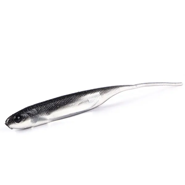Приманка для рыбалки от ftk 4 шт. Мягкая приманка Minnow Shad Приманка аксессуары 3D глаз поддельная рыба плавающий воблер приманка бас червь силиконовая морская HF - Цвет: 011