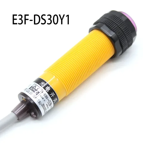M18 оптико-электроники Сенсор инфракрасный, диффузный отражение бесконтактный выключатель E3F-DS30Y1 Регулируемый переменный ток двухпроводного нормально разомкнутый A1