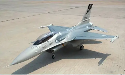 HSD F16 105 мм EDF реактивный самолет PNP формат 8S или 12S версия thunderbird и серый камуфляж с тормозом и гироскопом системы - Цвет: Gray 8S PNP