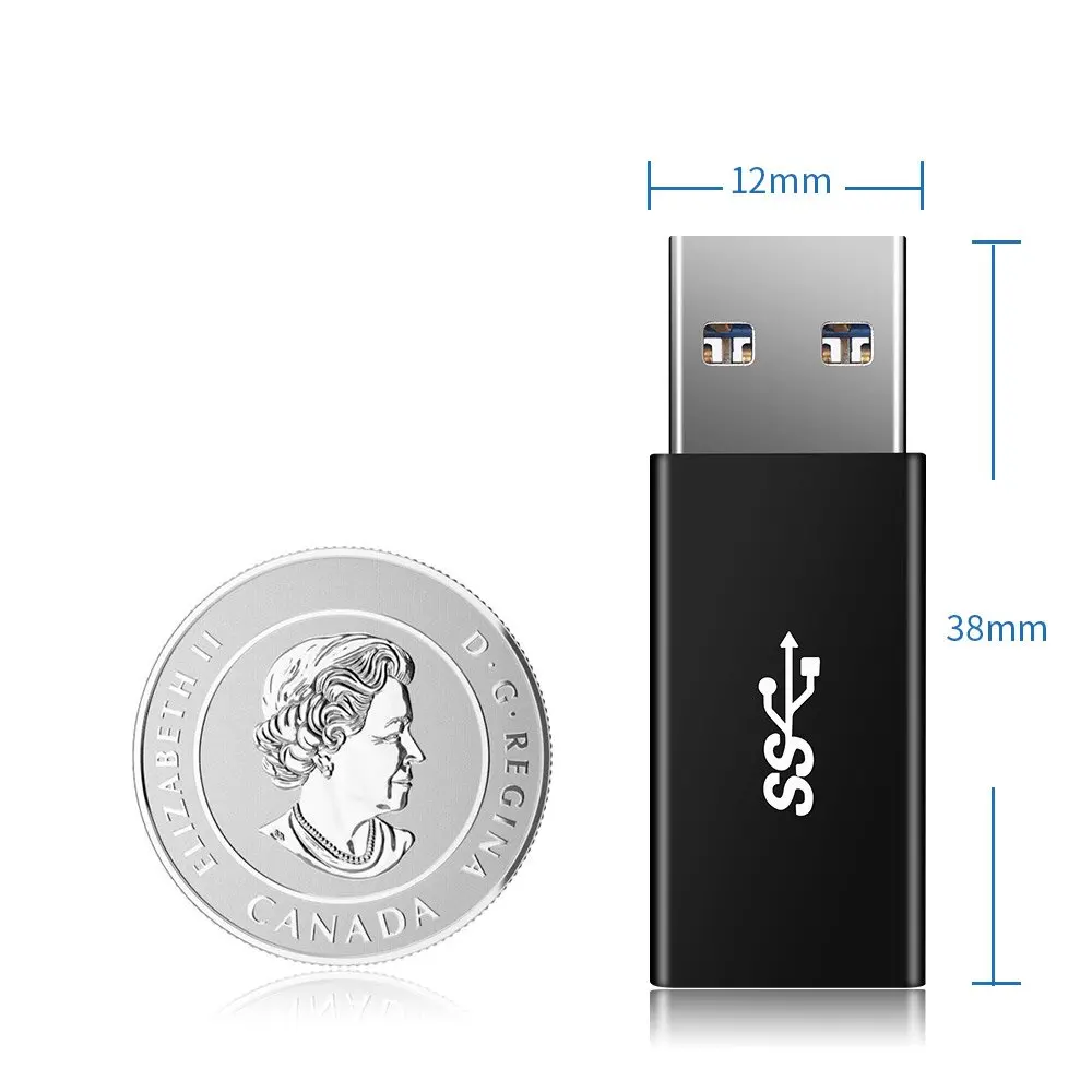 Onvian Mini USB Male to type C Женский OTG адаптер 3 0 Кабельный переходник для Macbook samsung