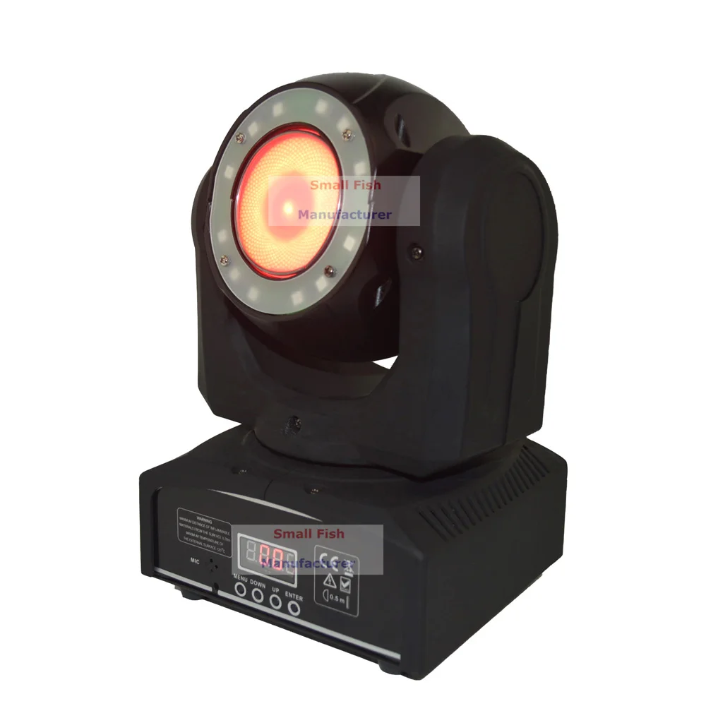 Портативный светодиодный светильник с движущейся головкой 40 Вт DJ RGBW 4в1 подвижной