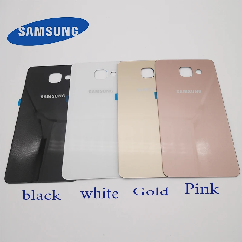 Оригинальный чехол для задней батареи Samsung Galaxy A710 A510 A310 3D стеклянный корпус A7 A5 A3