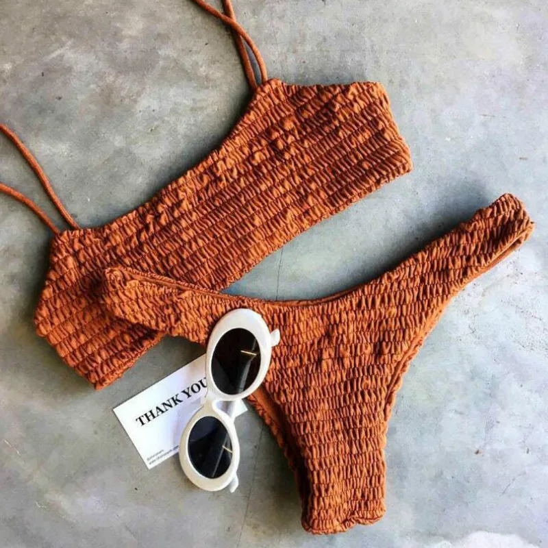 Сексуальный комплект бикини пуш-ап купальный костюм пляжная одежда Бразильское