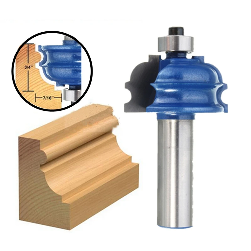 

1/2 Inch Shank Rail And Stile Router Bit Woodworking Chisel Cutter