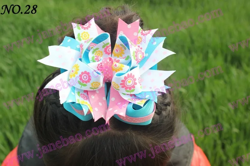 Бесплатная доставка 65 шт. новинка 2017 6 дюймов большие накладные волосы банты