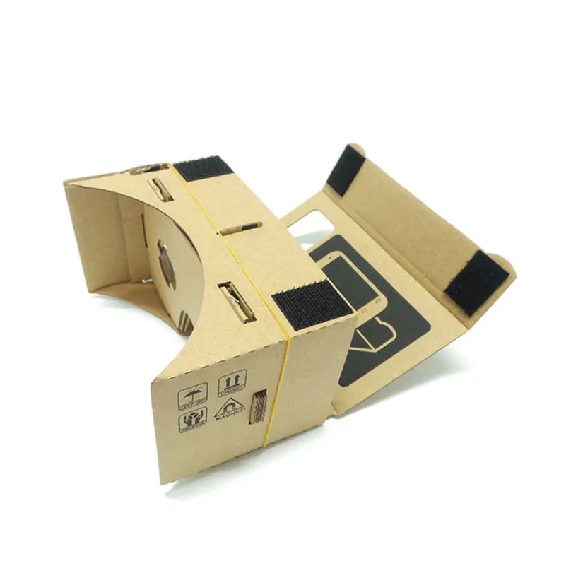 Горячая Распродажа VR картонные очки 3D очки для Xiaomi Android DIY VR очки коробка для iPhone 5 6 7 смартфонов 3D VR очки