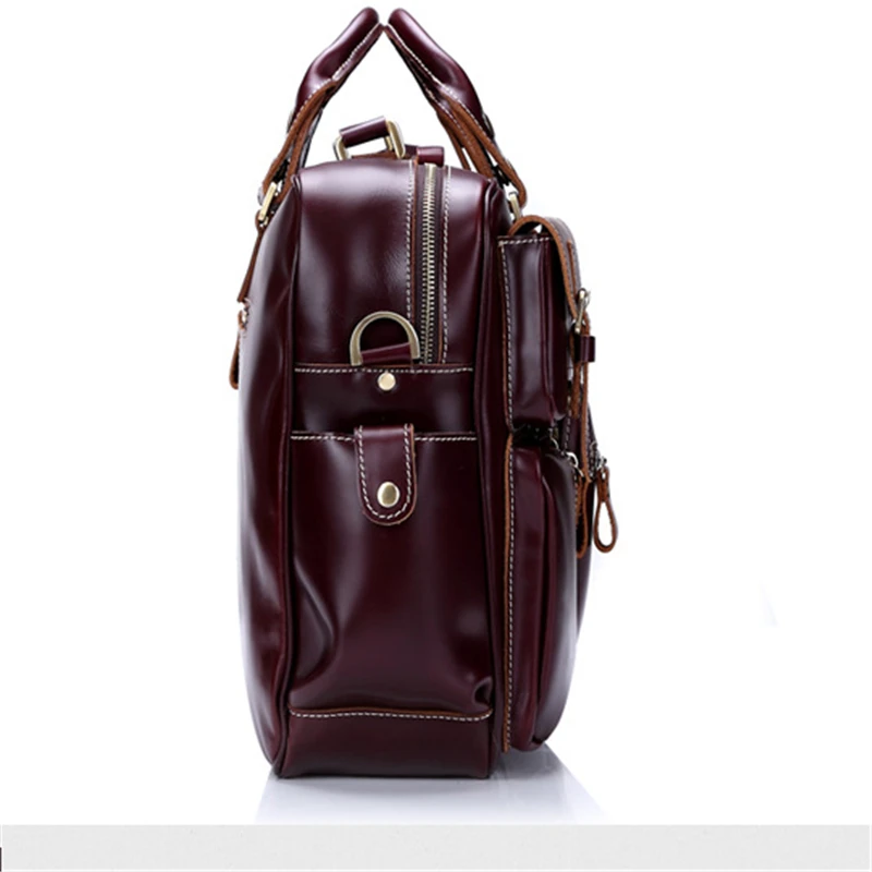 Baigio 2 цвета Для мужчин Кожаная Дорожная сумка большой Ёмкость ручной Чемодан