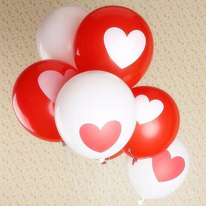 

20pcs/lot 12 inch Love Heart Pearl Latex Balloon Float Air Balls Inflatable Wedding Christmas Birthday Party Decoration Toys