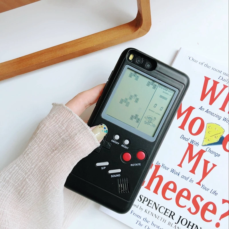 Black Игровой чехол mi 6, Классический чехол для телефона GameBoy, чехол для xiaomi 6, мягкий силиконовый чехол из ТПУ, игровой чехол s для xiaomi 6, чехол для телефона - Цвет: Black
