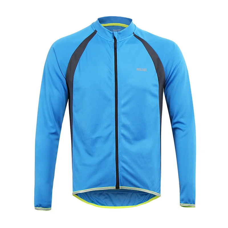 ARSUXEO уличная спортивная велосипедная майка roupa ciclismo с длинным рукавом весна осень одежда для велосипеда MTB футболки Одежда для велосипеда Джерси