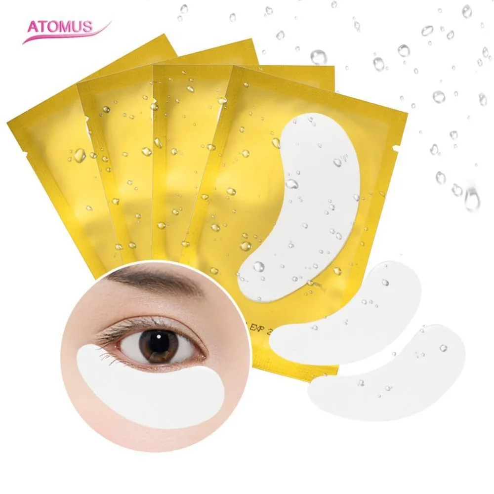 10pcs Eyelash Patches Flexible Under Eye Pads Lash Extension Make Up Tool for Girls Ladies | Красота и здоровье