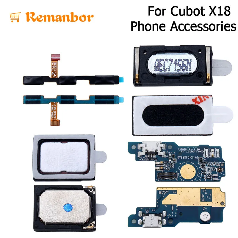 Remanbor для Cubot X18 Динамик Громкий зарядная панель под usb разъем Кнопка шлейф