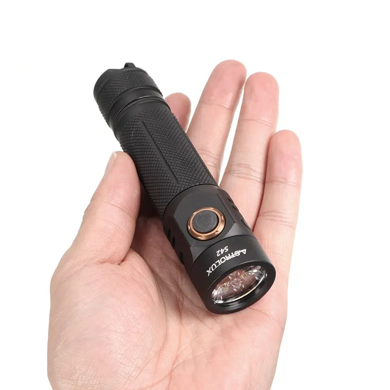 Astrolux S42 18650 версия 4x Nichia 219C/XP-G3 2023LM USB EDC светодиодный фонарик+ INR18650 30Q Батарея щелкающие IPX-65 фонарь