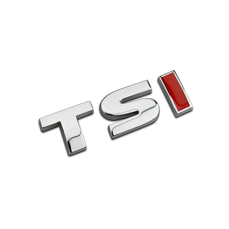 4 Движения бар TSI буквенная Эмблема Для VW автостайлинг багажник разрядки логотип для Volkswagen CC Sigatar Tiguan Passat Bora