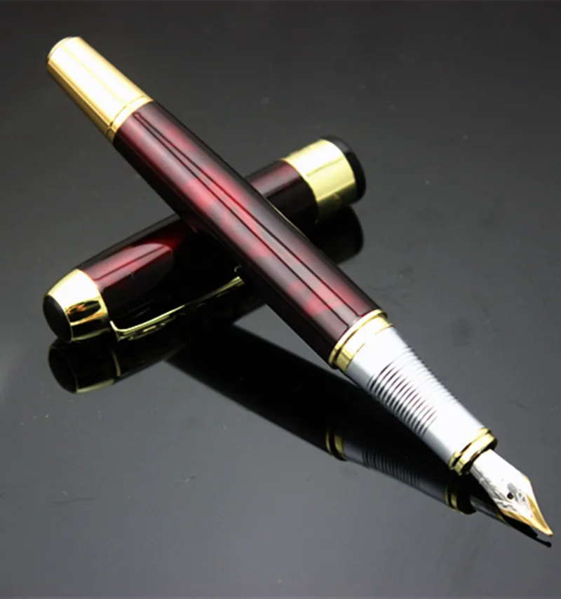 Ручка перьевая jinhao с F образным наконечником металлический карандаш чернилами