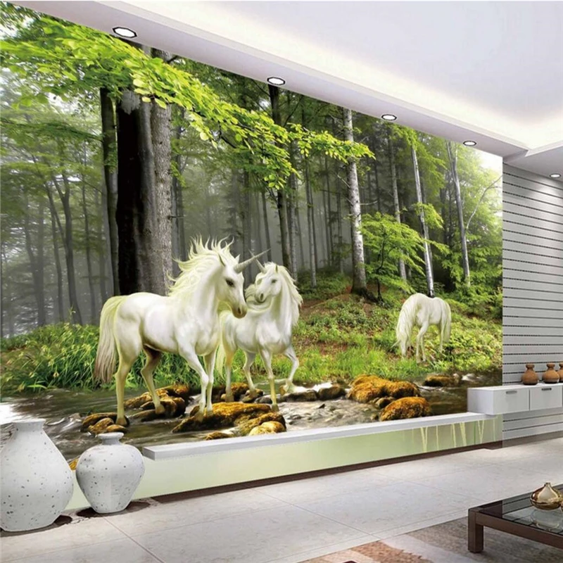 

beibehang Forest papel de parede 3D Custom photo wallpaper for living room TV background 3d mural wall papers home decor behang