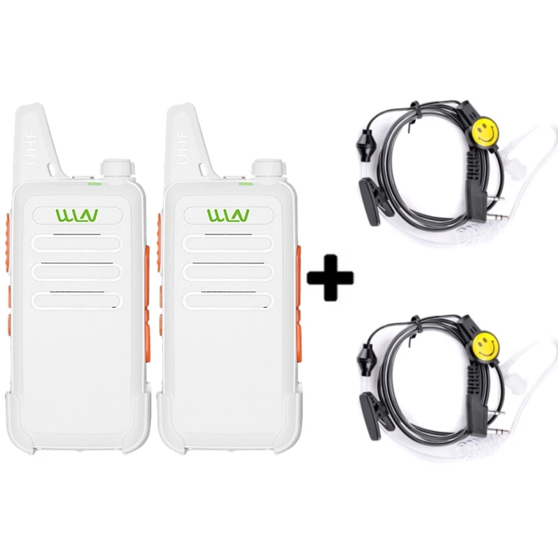 Add 2 smile headsets 2 шт. двухстороннее радио Ручной Kd-C1 Портативный мини Walkie Talkie C1 Беспроводной приемопередатчик HF wln для радиолюбителей ФИО comunicador рация радиостанции внутренняя телефонная связь - Цвет: Add 2 smile headsets