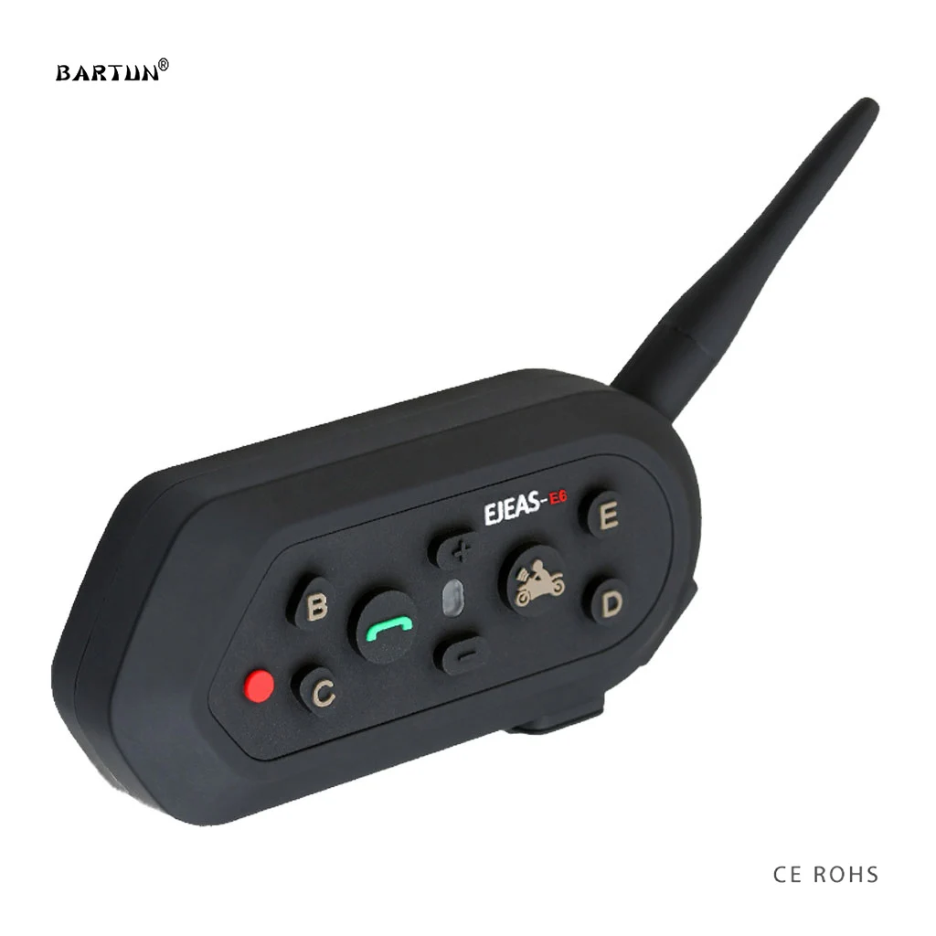E6 мотоциклетная гарнитура для лыжного шлема Bluetooth наушники интеркомюникатор