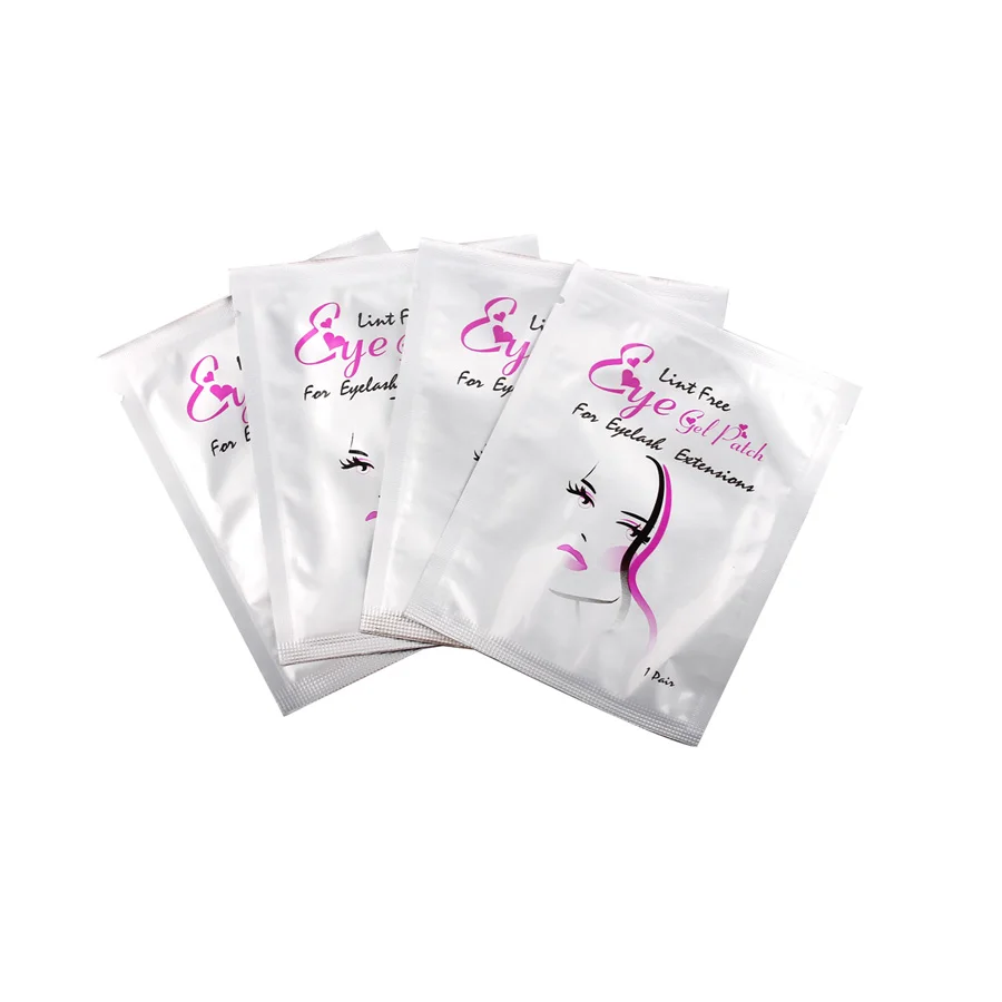 NEWCOME 100 пар/упак. гелевые подушечки для глаз без ворса гель Накладные накладки