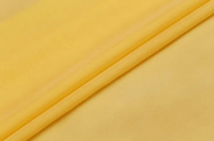 

Шелковая ткань Howmay, смесь хлопка, 9 момме, 55 дюймов, 140 см, 50% шелк, 50% хлопок, желтый № 6 для подкладки или женского плательного шарфа, хиджаба