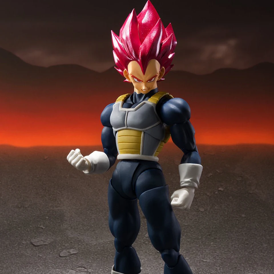 Tronzo Bandai Tamashii нациями даргон мяч с изображением супер вегеты SHF SSJ Синий Красный ПВХ фигурка Супер Саян Бог модель игрушки