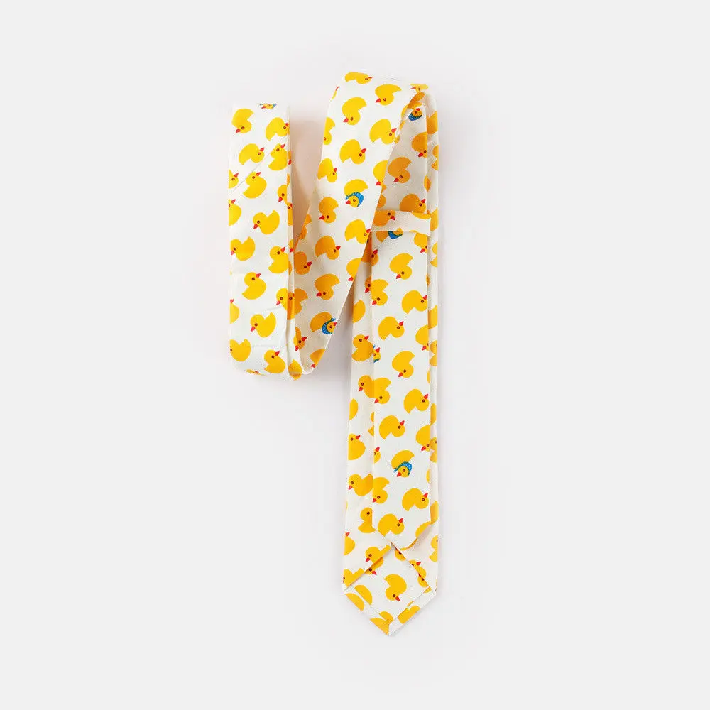 US SHIP Rubber Duck Tie HIMYM как я встретила вашу мать Барни's Ducky галстук для косплея