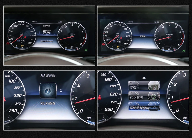 LiisLee Автомобильный цифровой инструмент аудио Радио стерео для Mercedes Benz MB E Class W213 S213~ стиль приборной панели