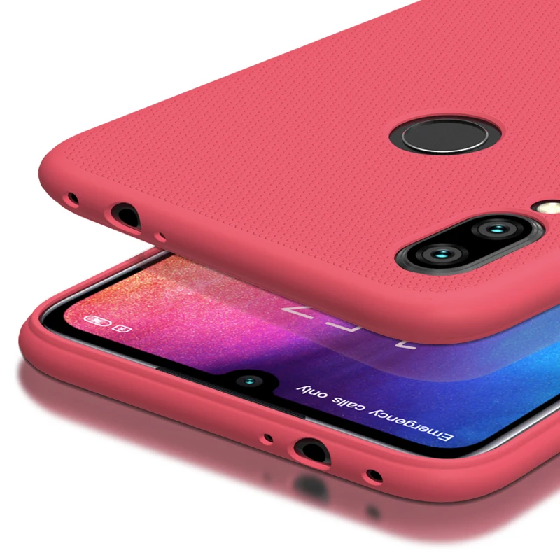 Чехол для Redmi note 7 6 3 ''NILLKIN матовый PC Жесткий чехол с подарочным держателем