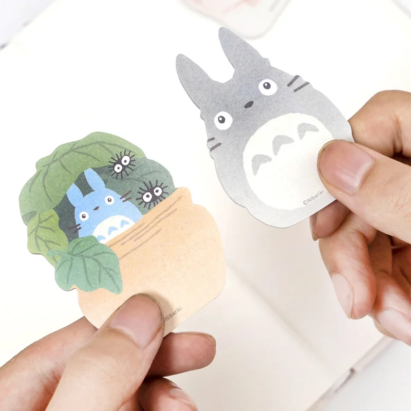 60 страниц Kawaii Totoro блокноты для заметок Sticky Notes школьные канцелярские принадлежности для офиса