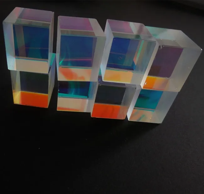 10 шт. 2,2X2,2X2,1 см дефектный крест дихроическая Призма RGB комбинатор или разветвитель X-кубическая призма для домашнего украшения