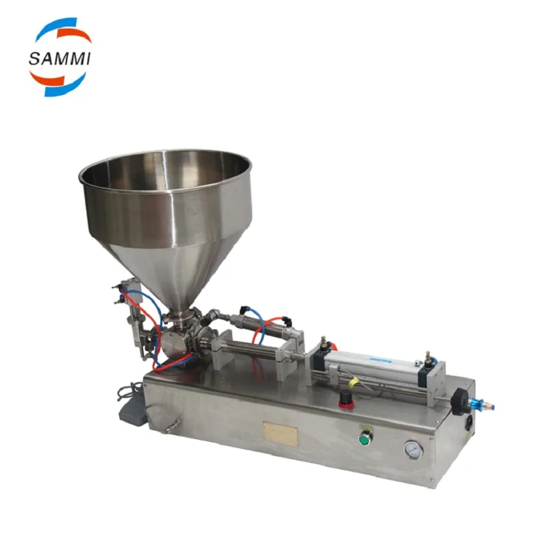 

10-100ml pneumatic cosmetic cream filling machine