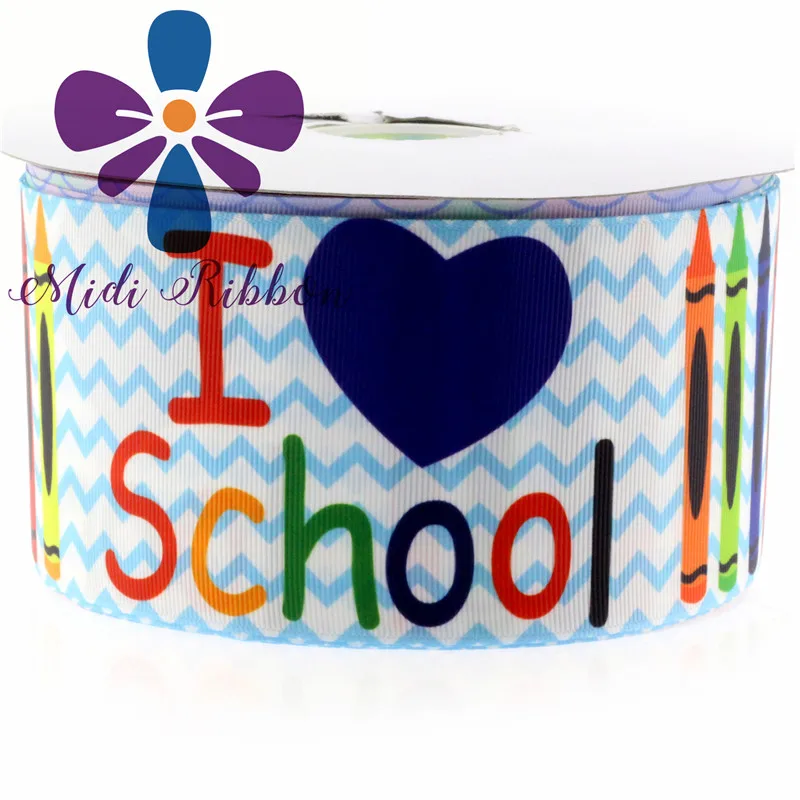 

NEW 16mm-75mm Back to school Grosgrain Ribbon/foe 50y/lot diy large cheer hair bow clip band gift wrapping supplies