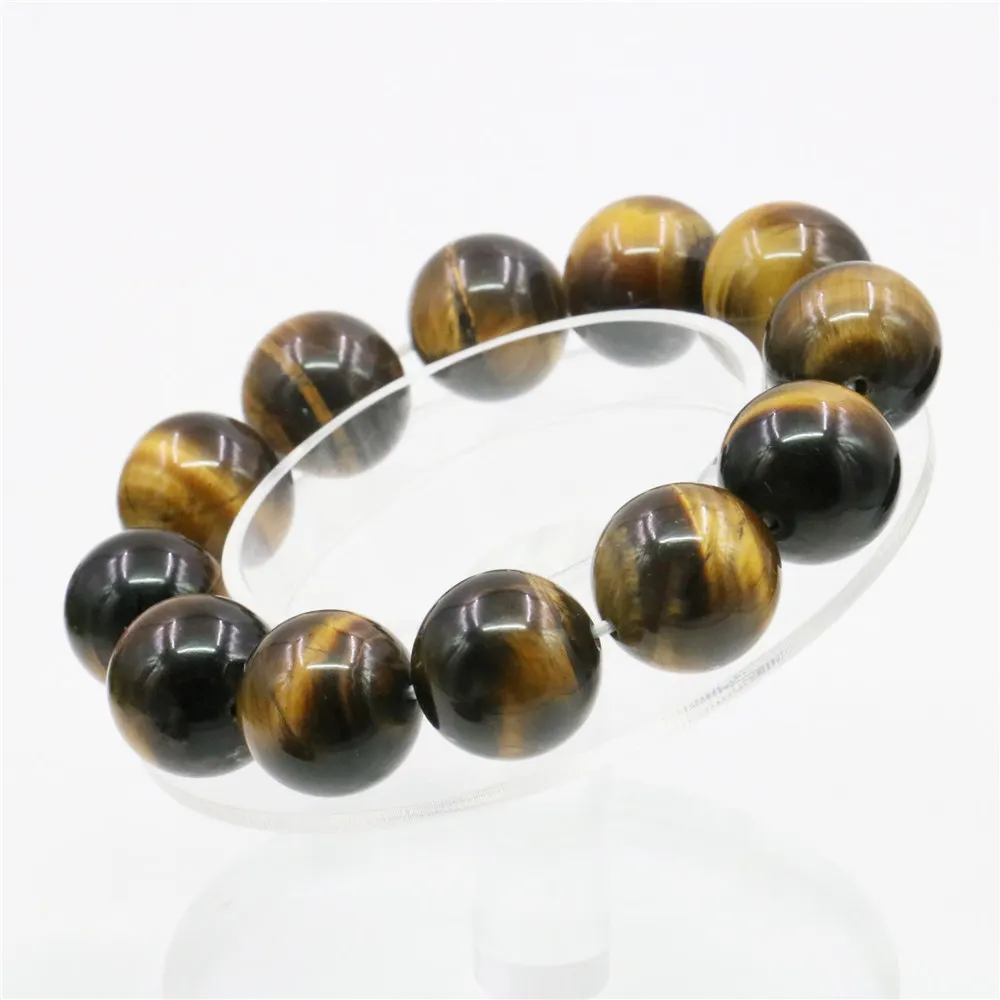 

14 16 18mm Natural Multicolor Round Square Tiger Eye Stone Bracelet Women Girl Gifts DIY Hand Made Fashion Jewelry Making Design