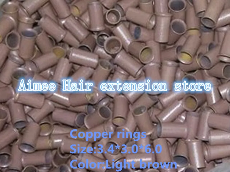3 4*3 0*6.0mm5 # brown1000шт/упаковка медное расклешенное кольцо легко фиксирует/медная