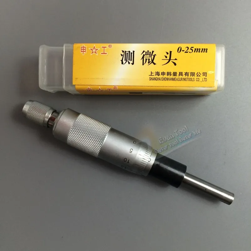 SHENGONG 0 25 микрометр точность головки 01 мм плоский измерительный инструмент|micrometer