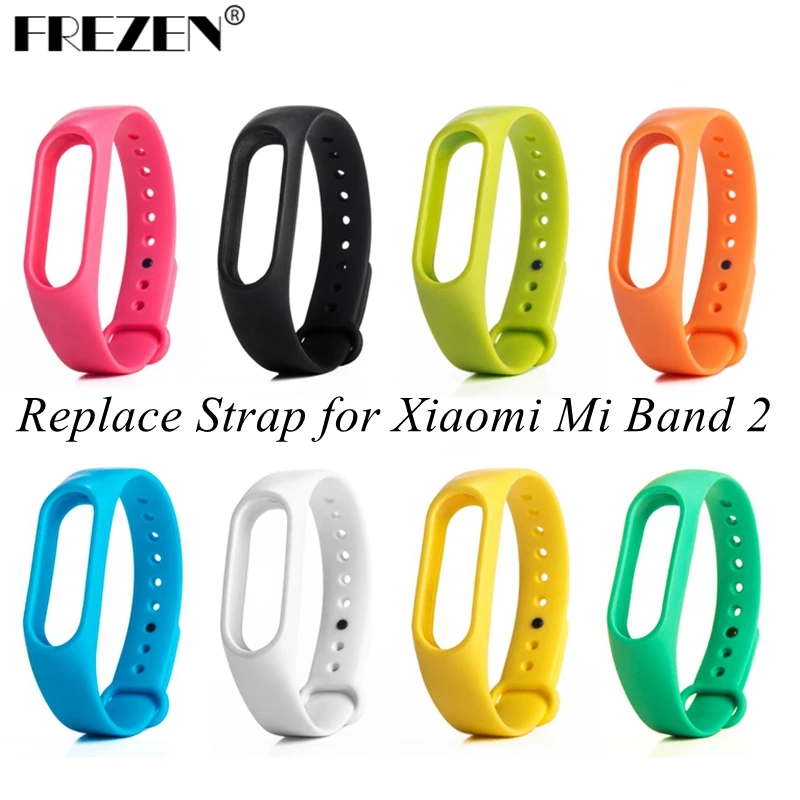 Шт. 1 шт. mi band 2 ремешок на запястье силиконовый цветной браслет для Xiaomi Band умный