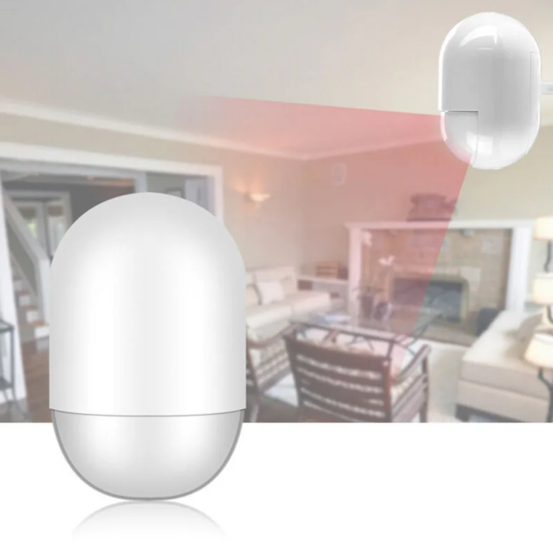 Wireless Infrared Alarm Detector PIR Motion Sensor 433MHz Accessories For Our GSM/PSTN System | Безопасность и защита