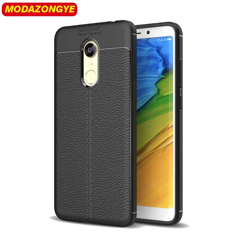 For Xiaomi Redmi 5 Plus Case PU Leather Phone Redmi5 5Plus Cover Silicone Back |